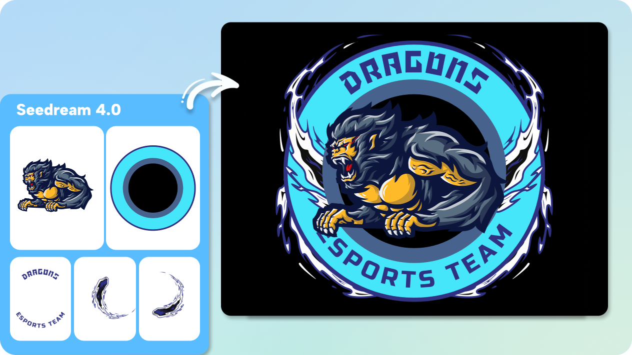  gaming logo with image