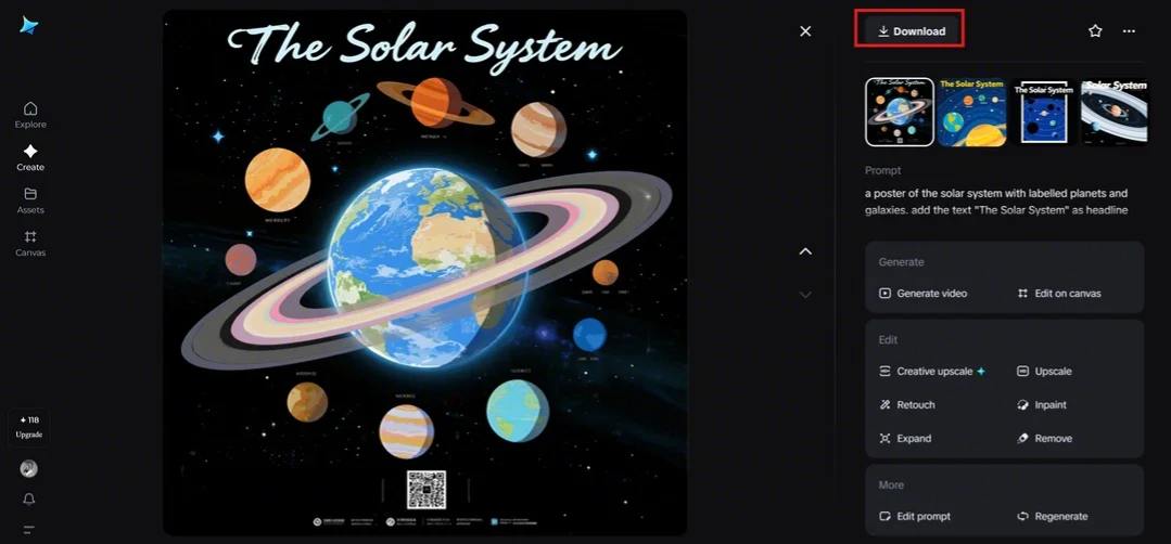 Dreamina: Posters educational free