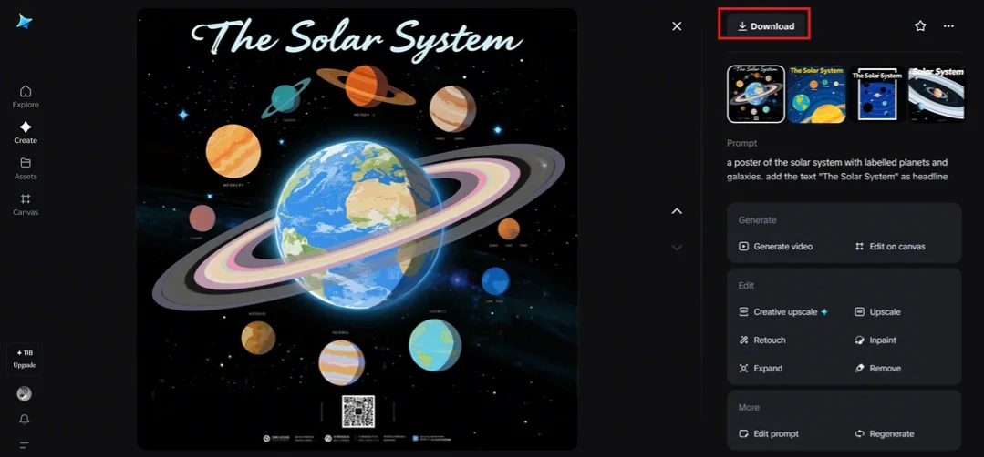 Dreamina: Mga libreng pang-edukasyong poster