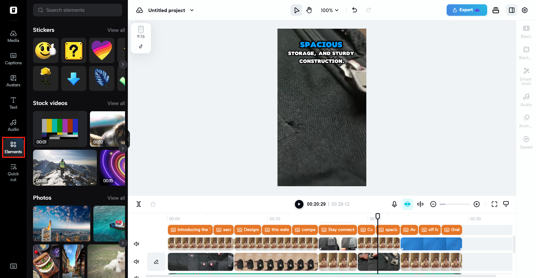Editable brand elements