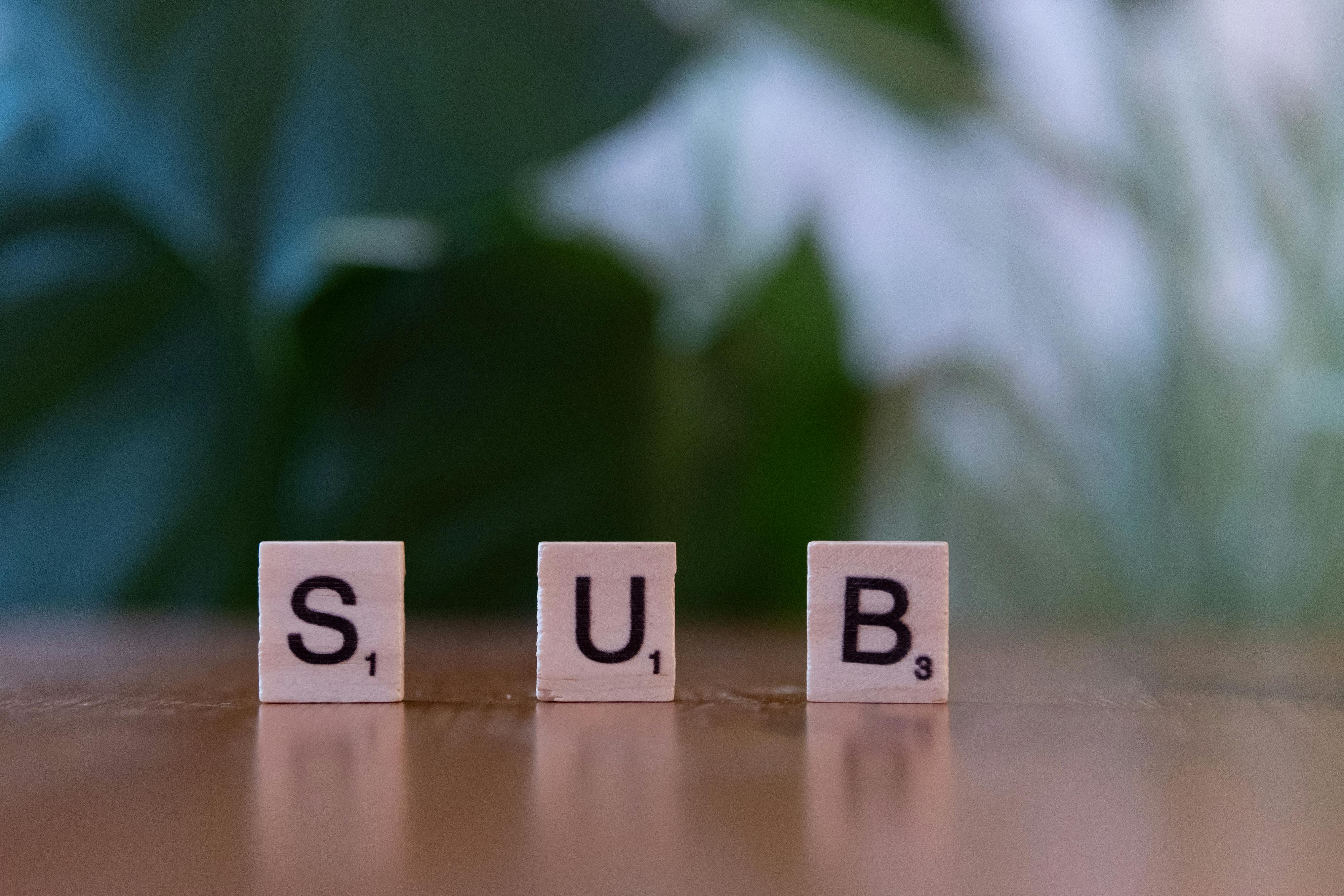 Learning all about subbing