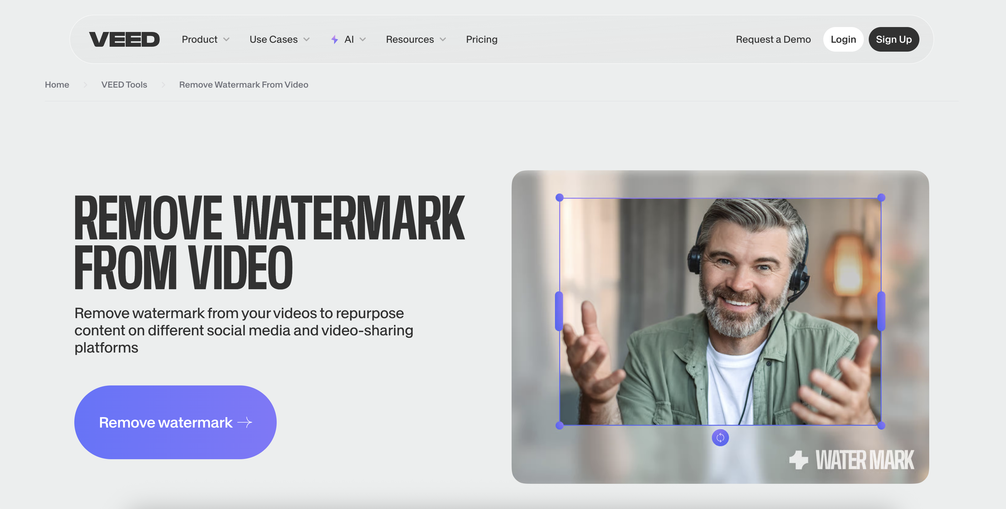 Veed IO - TikTok watermark remover