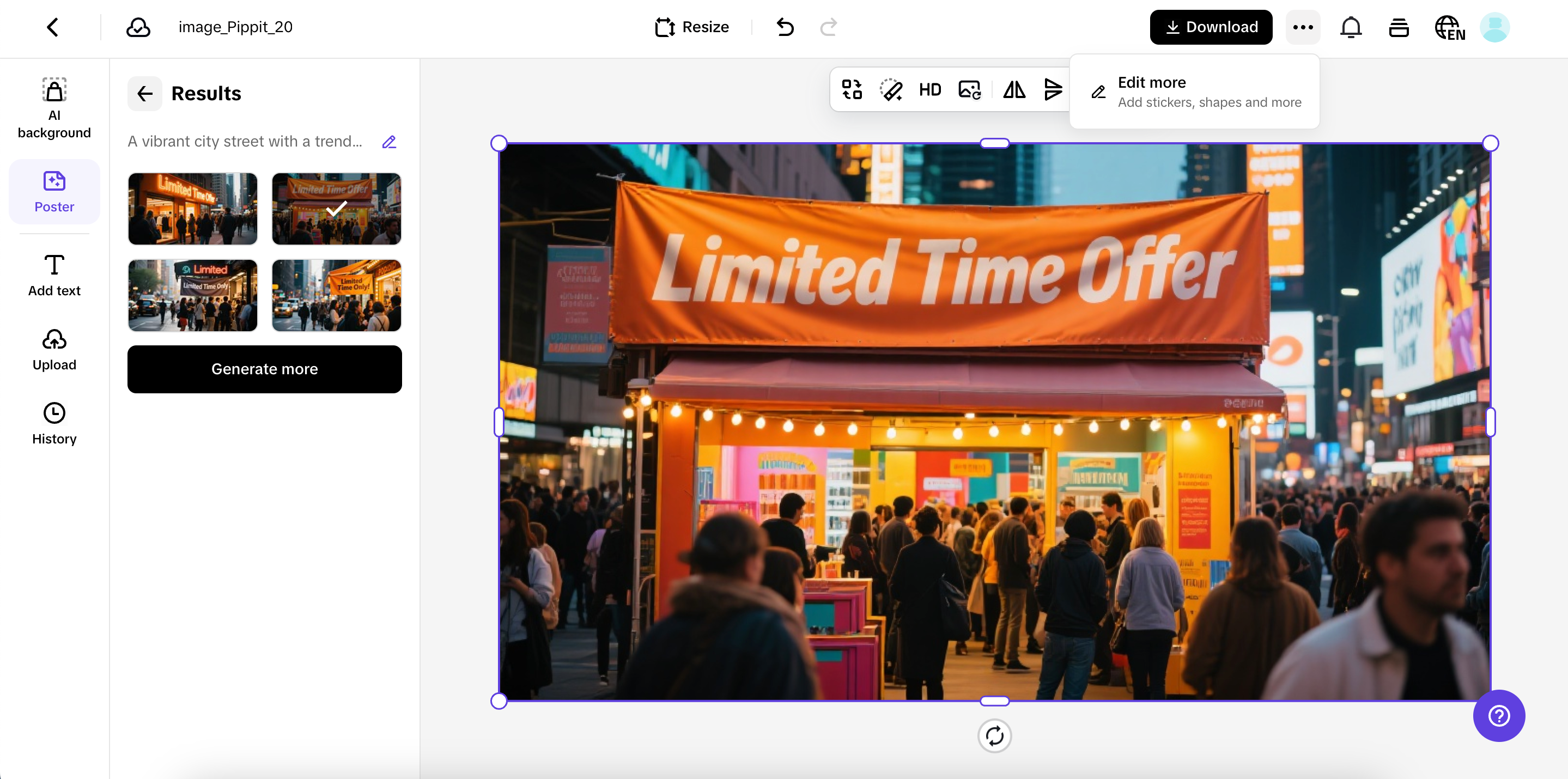 Customize your poster