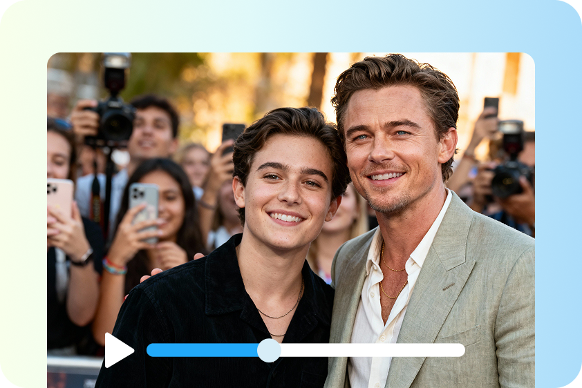 สร้างวิดีโอสั้นธีมคนดัง