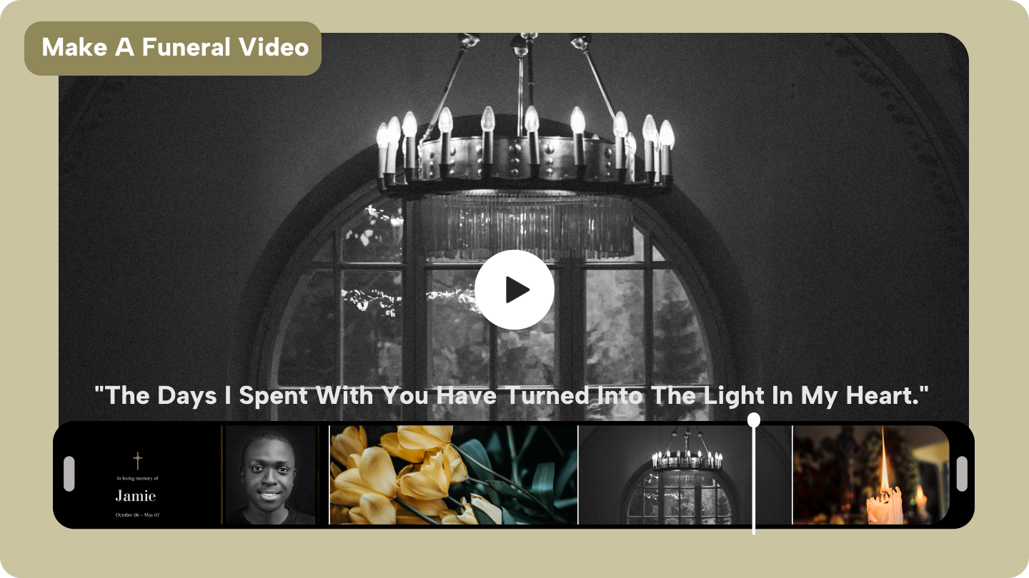 Comment faire une vidéo funéraire