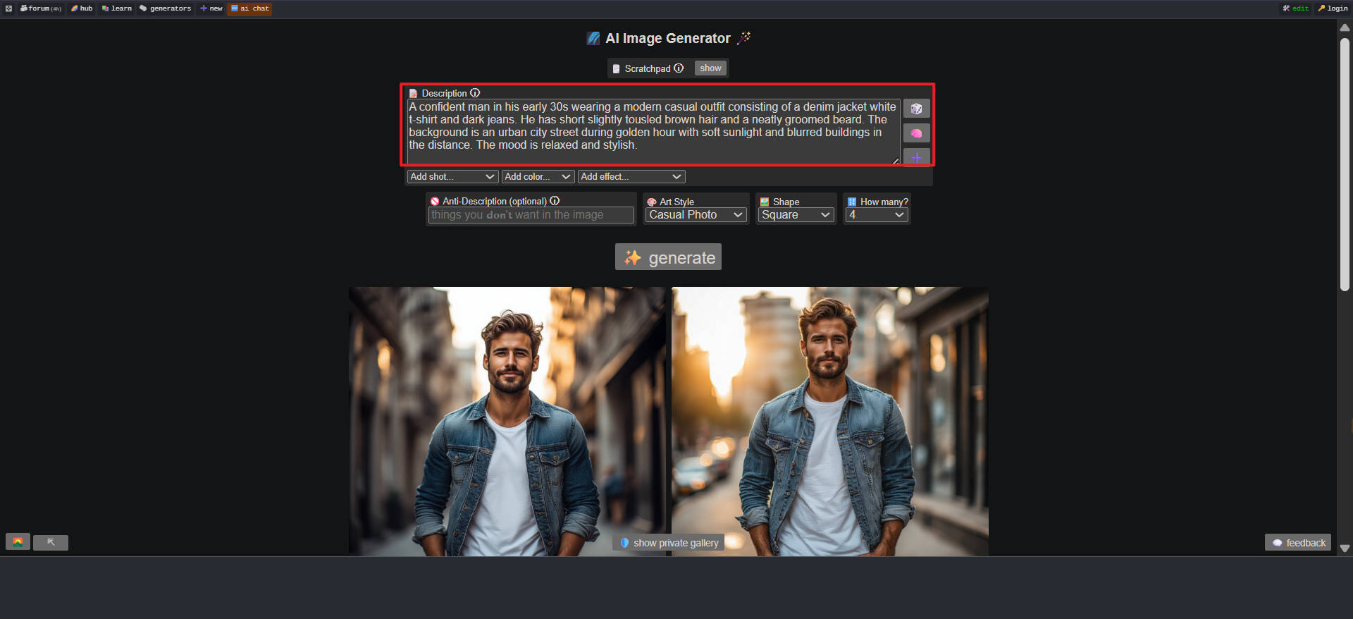 Perchance ai generator