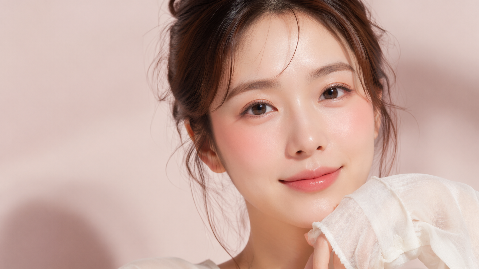 Dreamina blush filter prompt example 5: Cinematic Blush Filter Concept