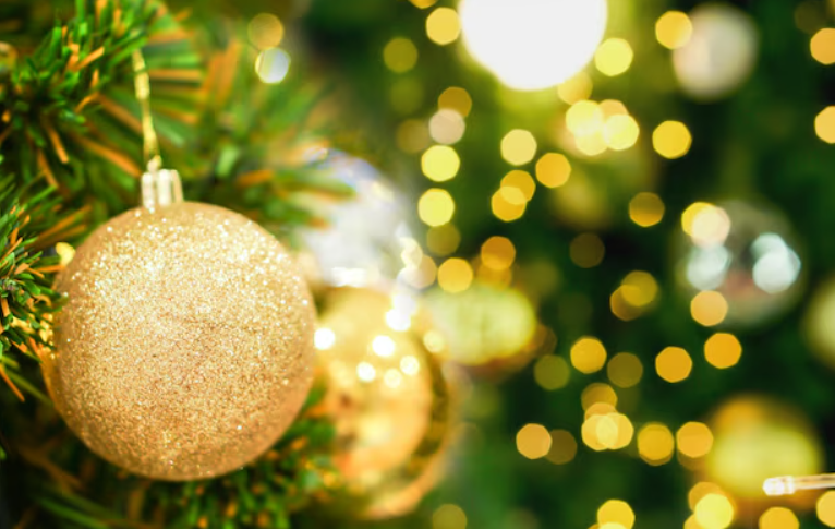 Festive light bokeh photography