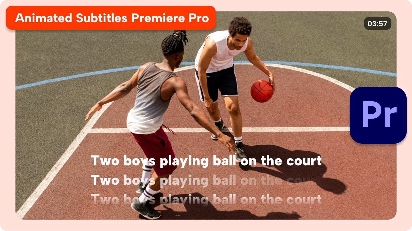 Animierte Untertitel in Premiere Pro