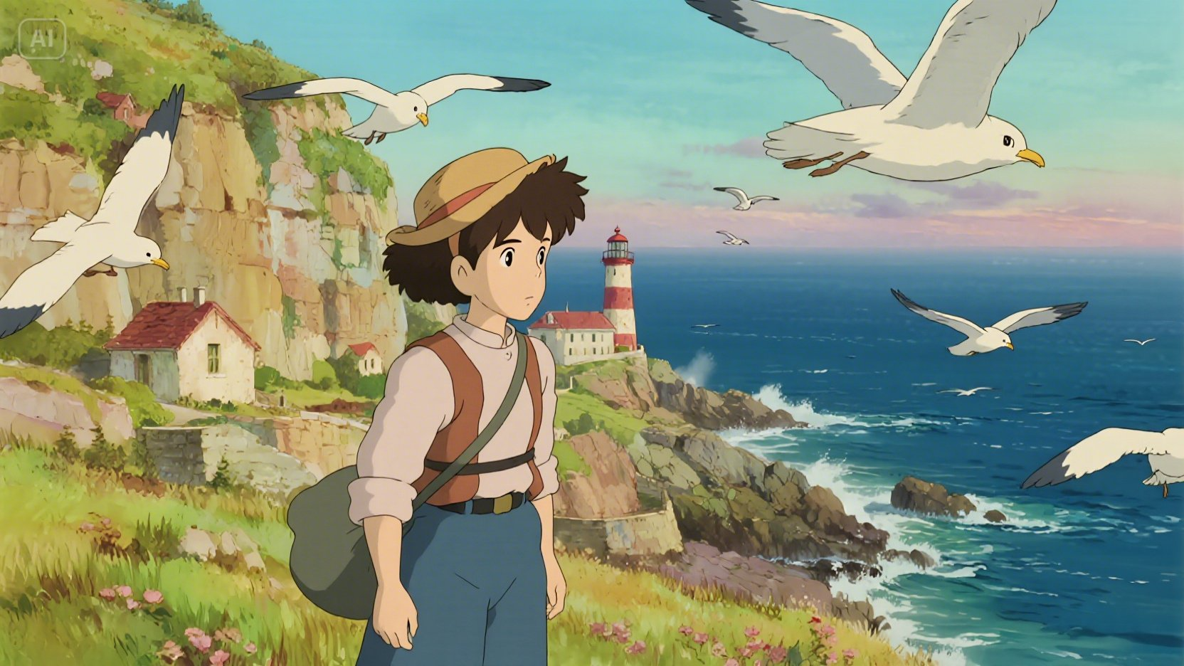 Studio Ghibli art AI