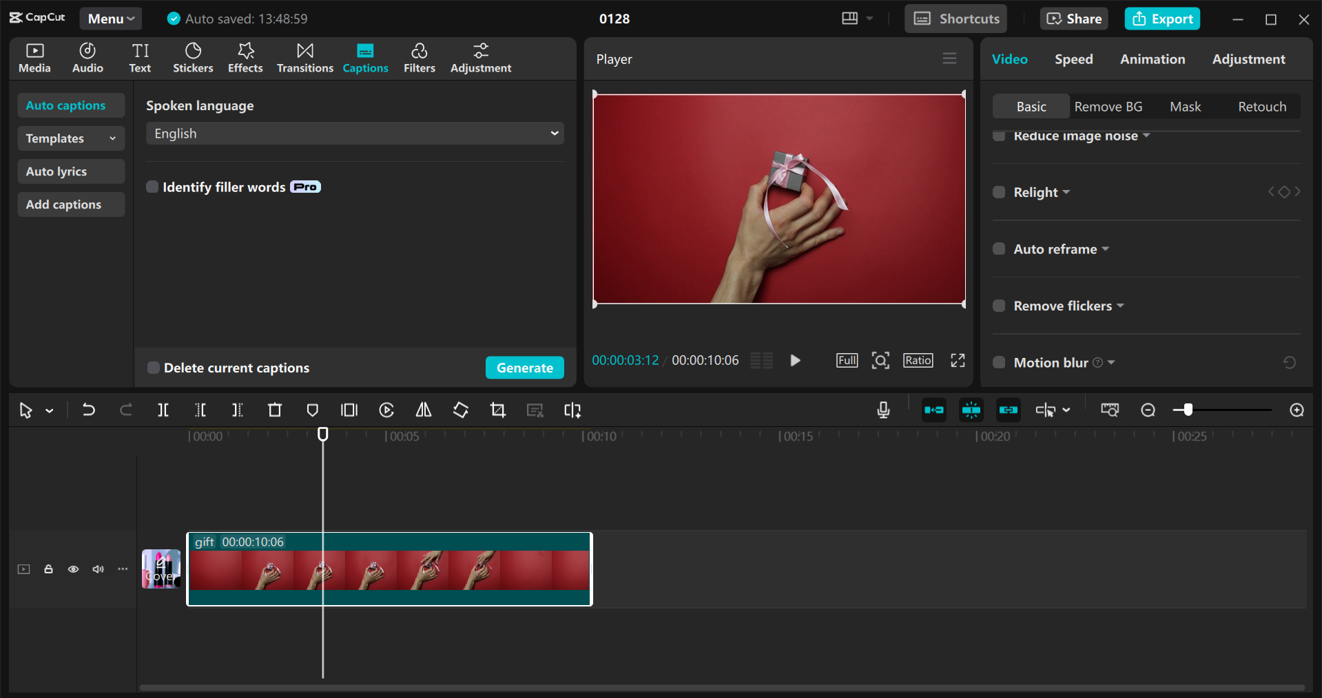 Interface of the CapCut desktop video editor - a user-friendly way to make video ads for YouTube
