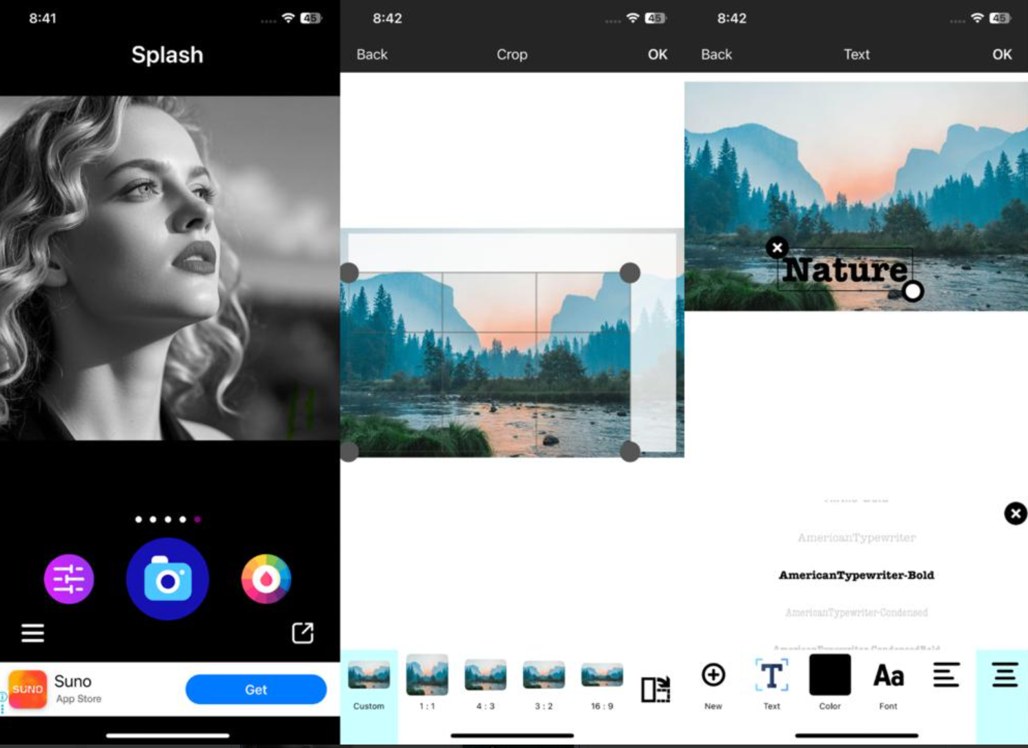 Interface of PicLab - a highly efficient photo text editor