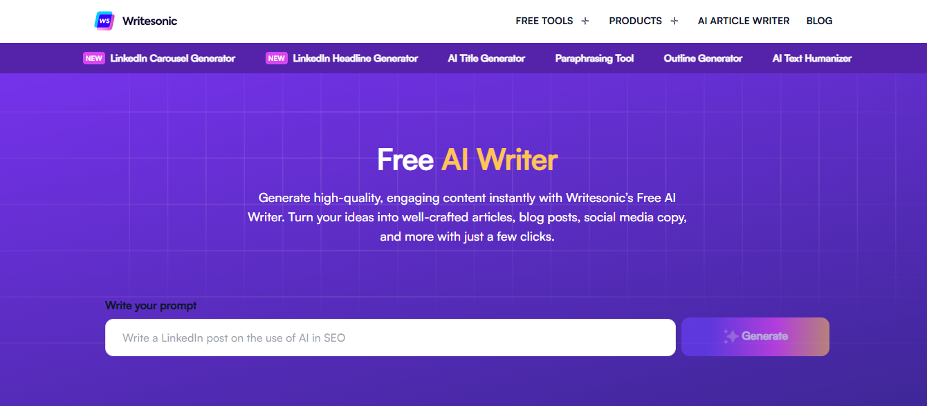 Writesonic