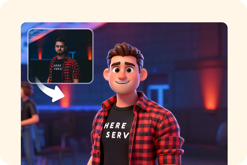 Hide real faces