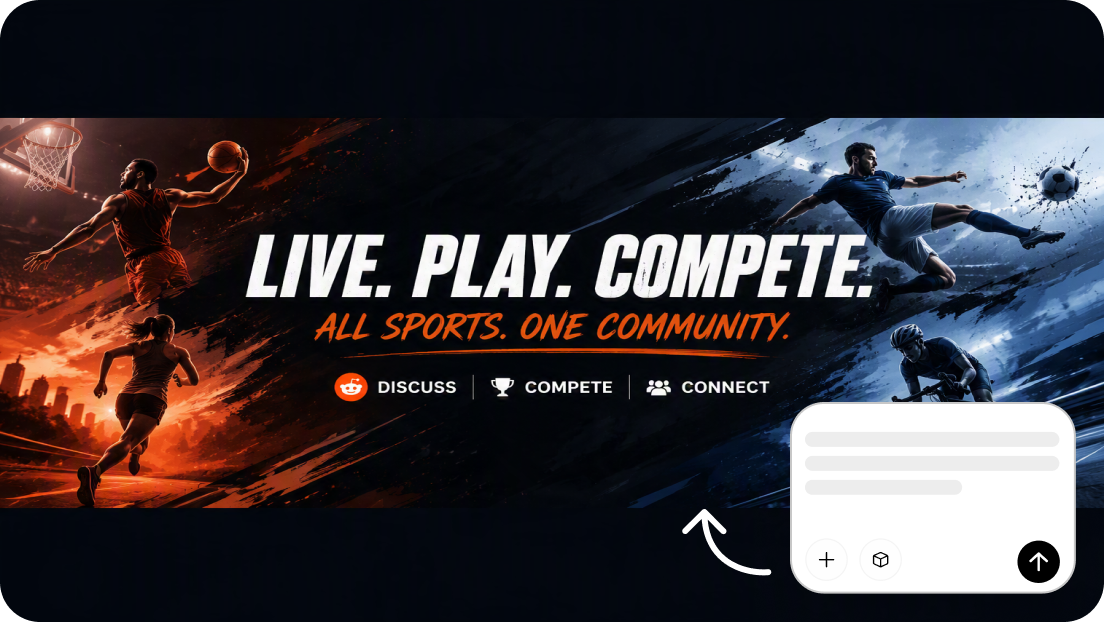 AI-powered Reddit banner creation