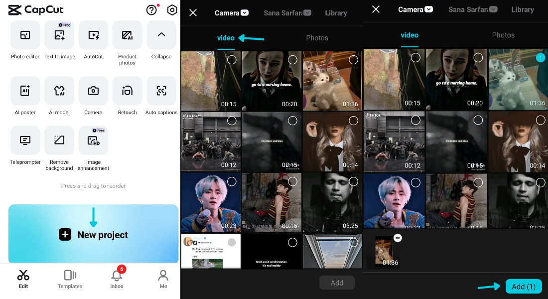 select video