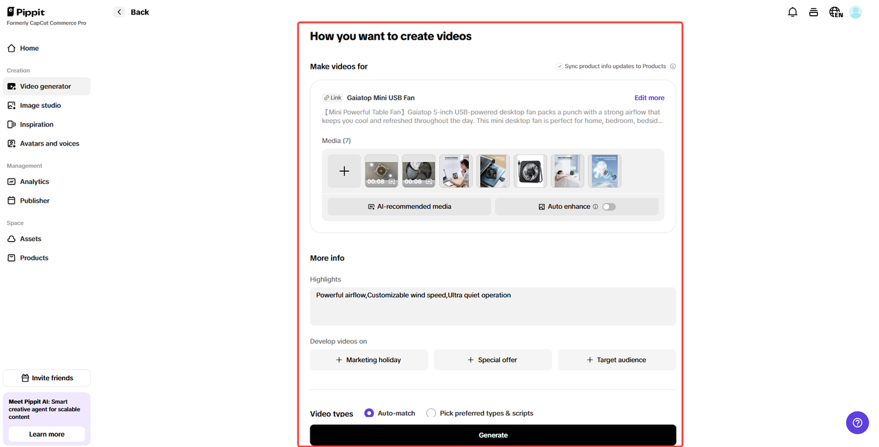 Cách bạn muốn tạo video