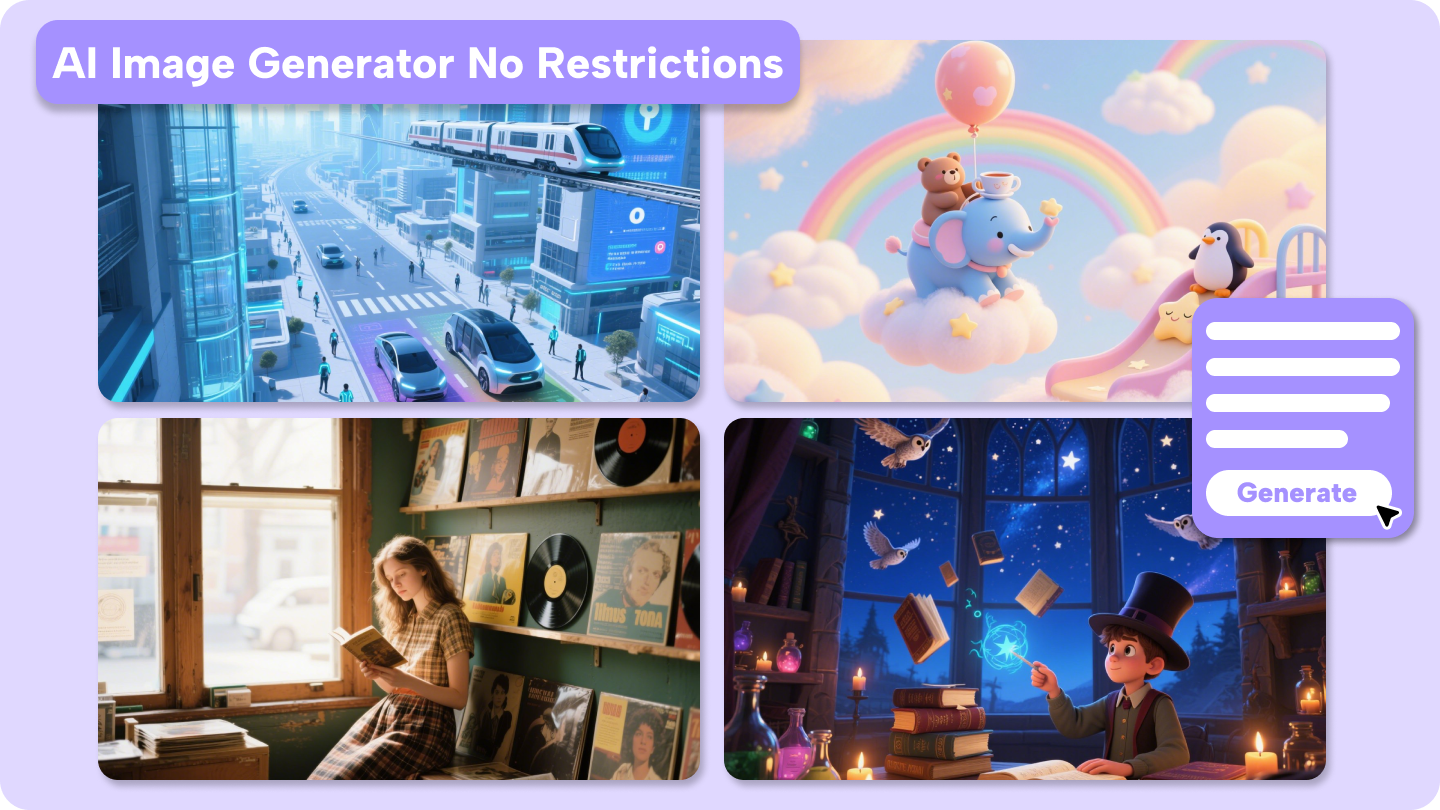 Gerador de imagem por IA sem restrições