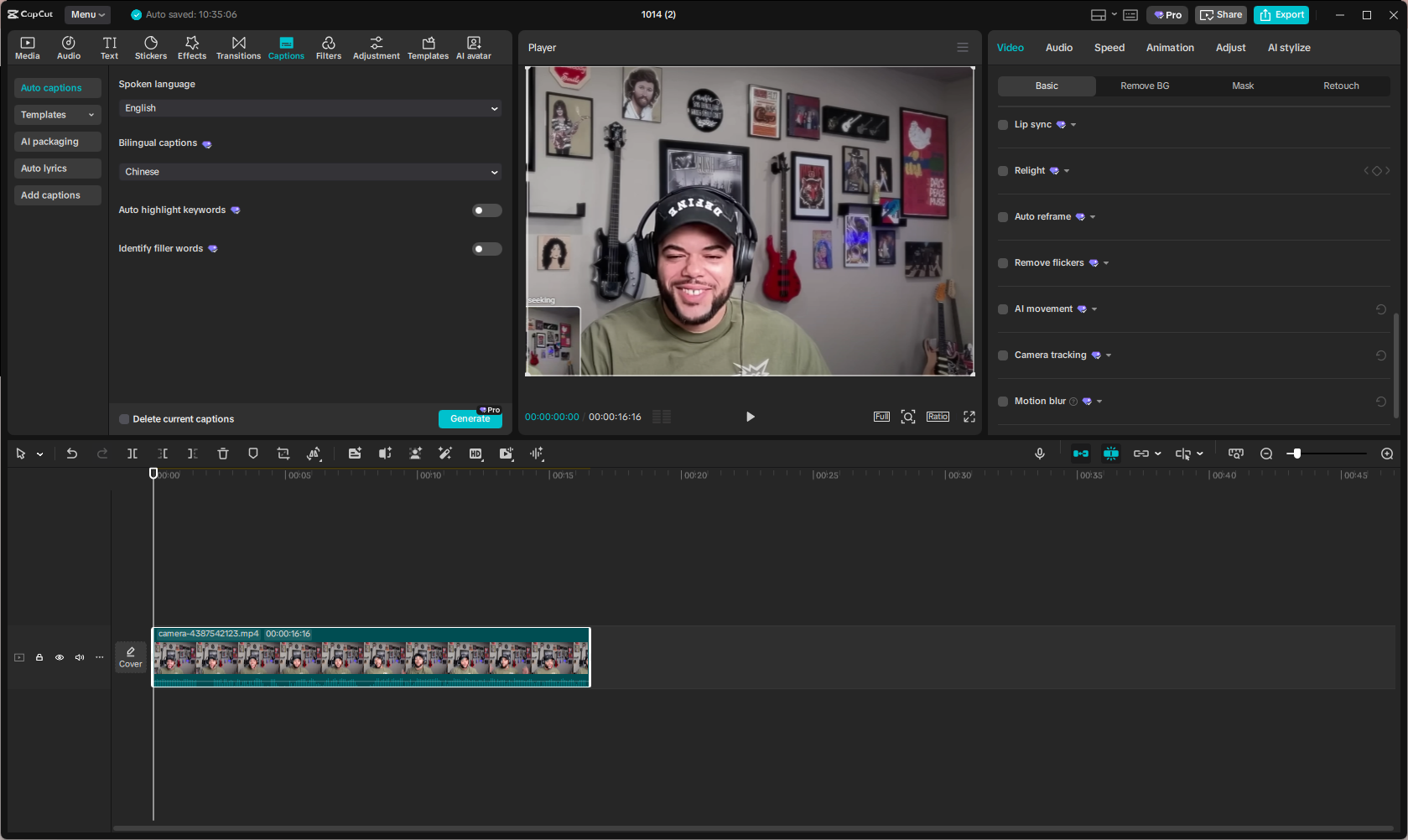 CapCut Pro version