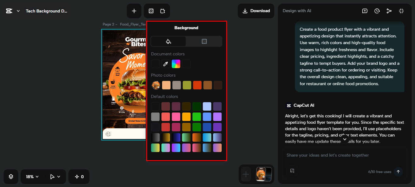 Using editing tools in the CapCut desktop video editor