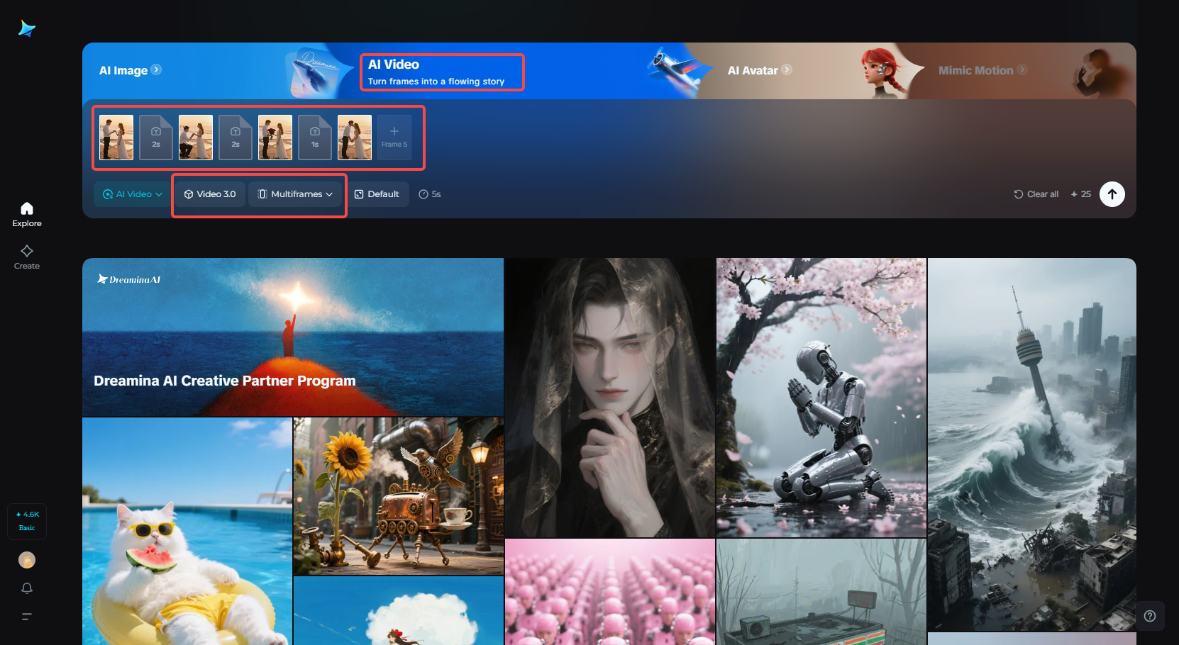 Upload your reference images or video frames