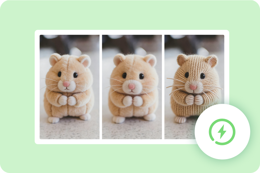 Fast plush concept generation