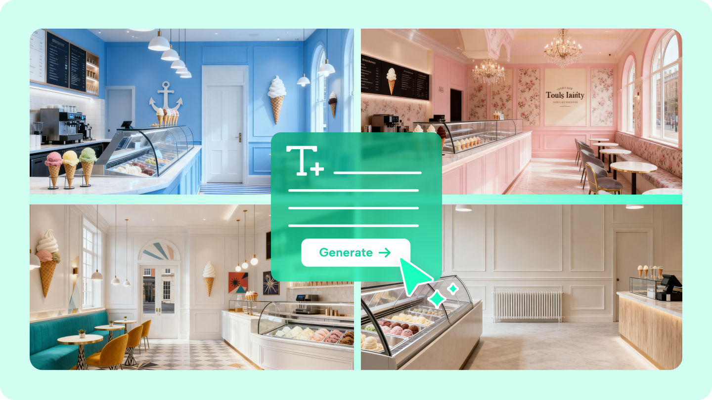 ice cream shop interior design