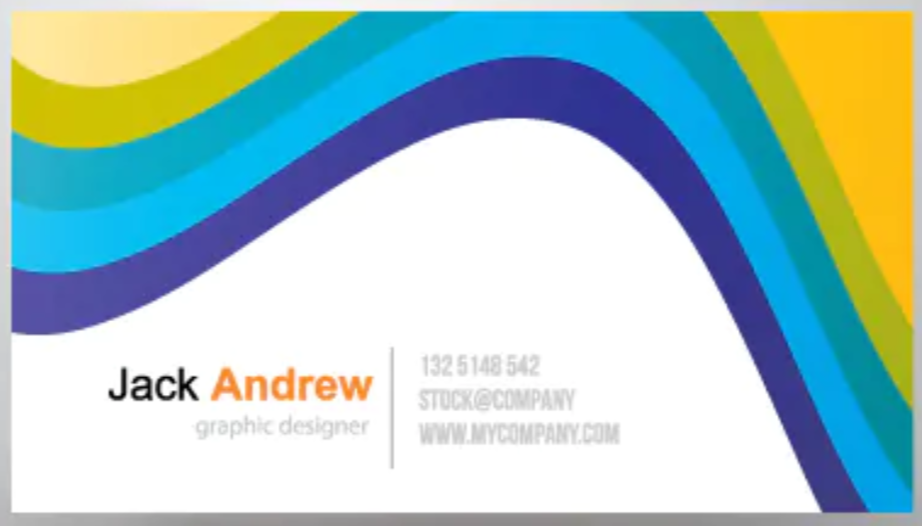 Colorful wave design with bright flowing tones