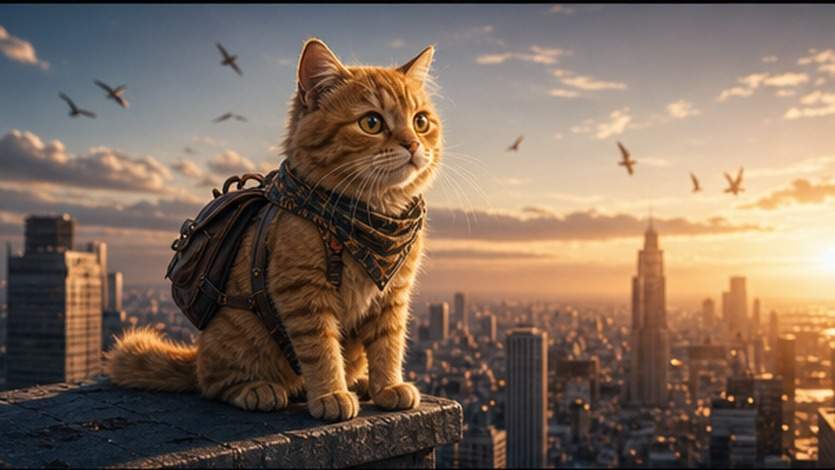 AI Cat Story Generator example 1