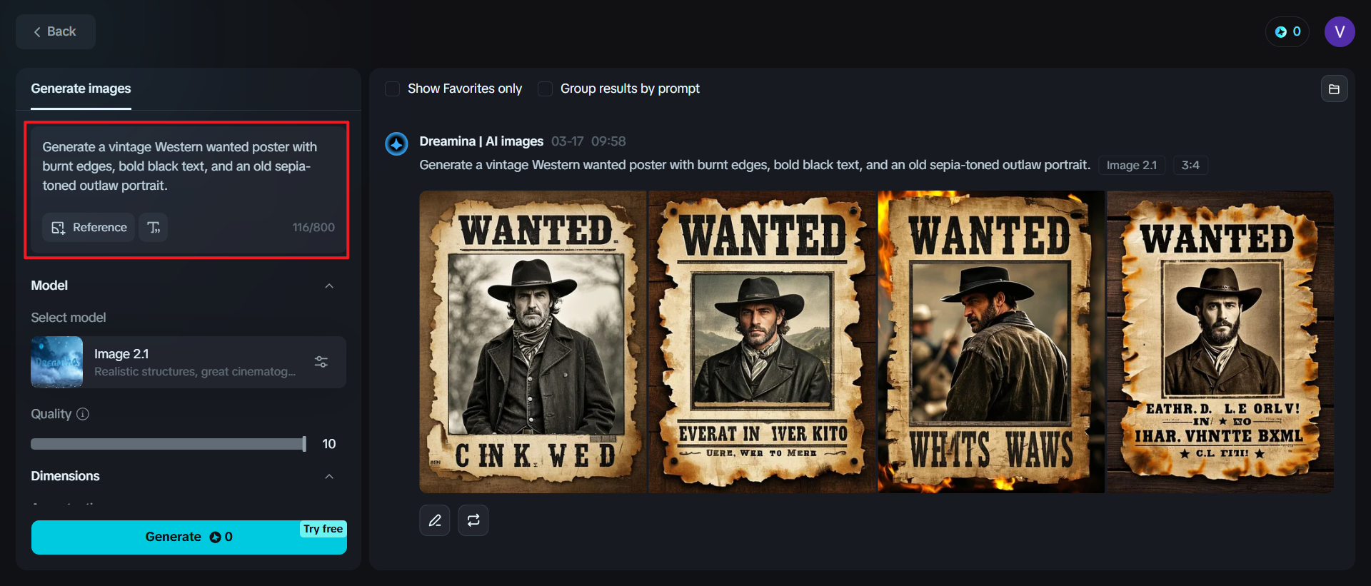 Create a wanted poster online