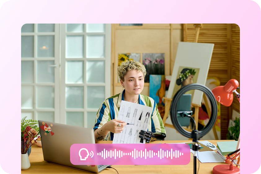 Add voice-overs to videos
