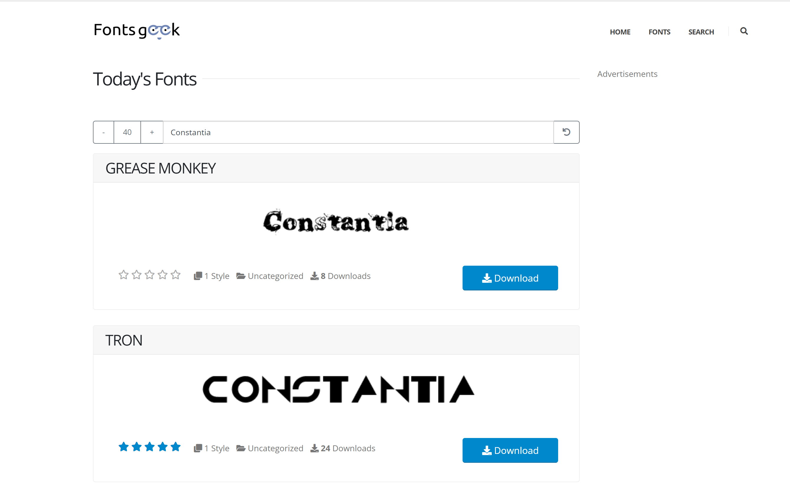 Fontsgeek for Constantia fonts download