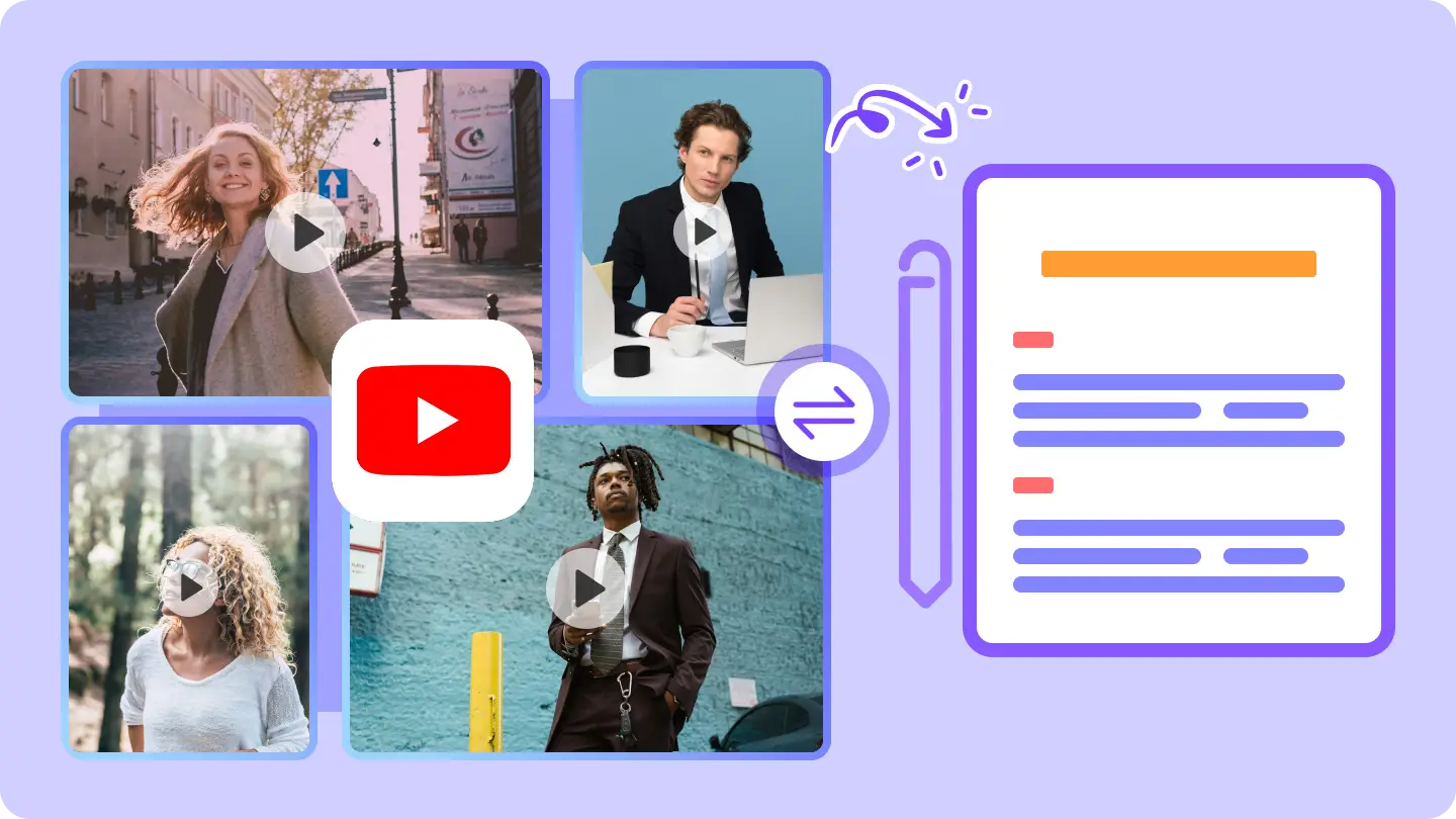 CapCut transcribes YouTube video into texts