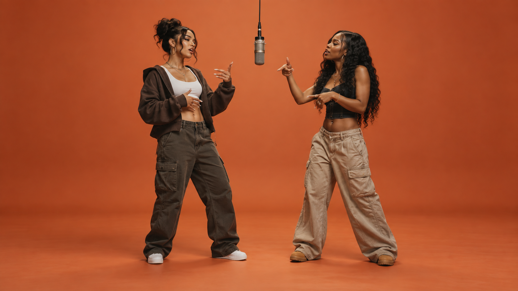 Streetwear Friends Trading Verses for migos ai video generator
