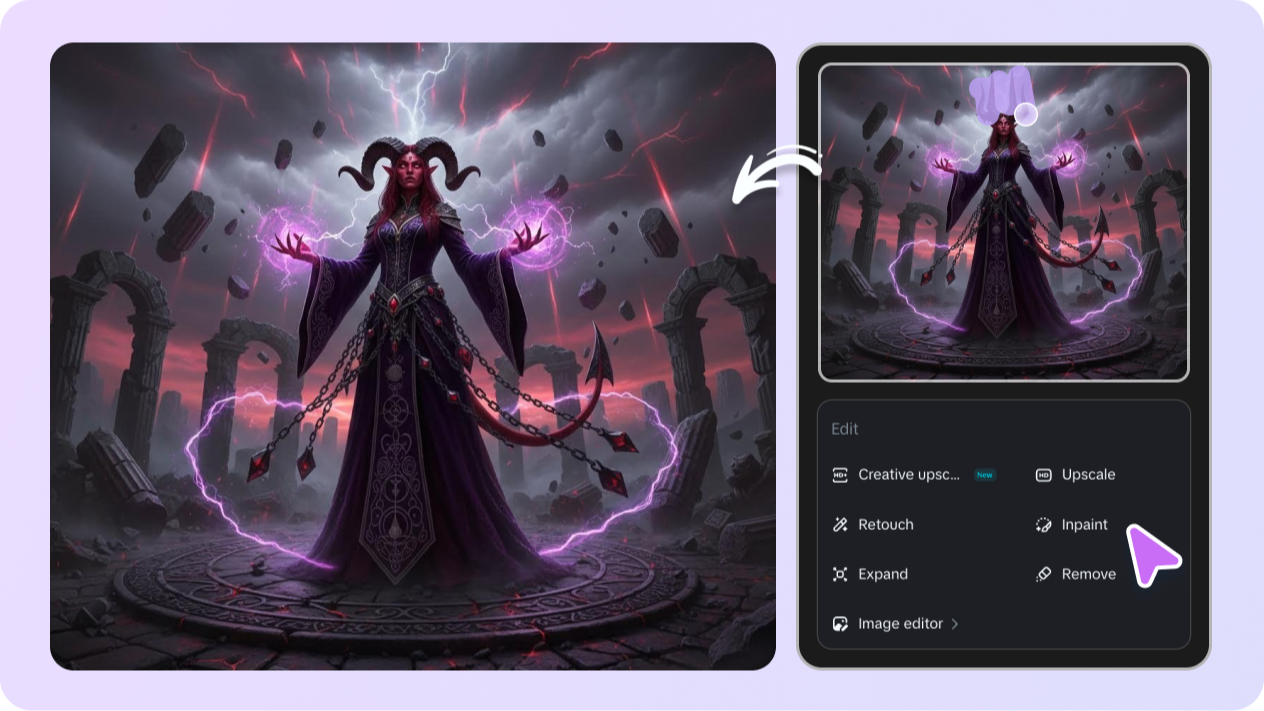 Refinar com edição interativa