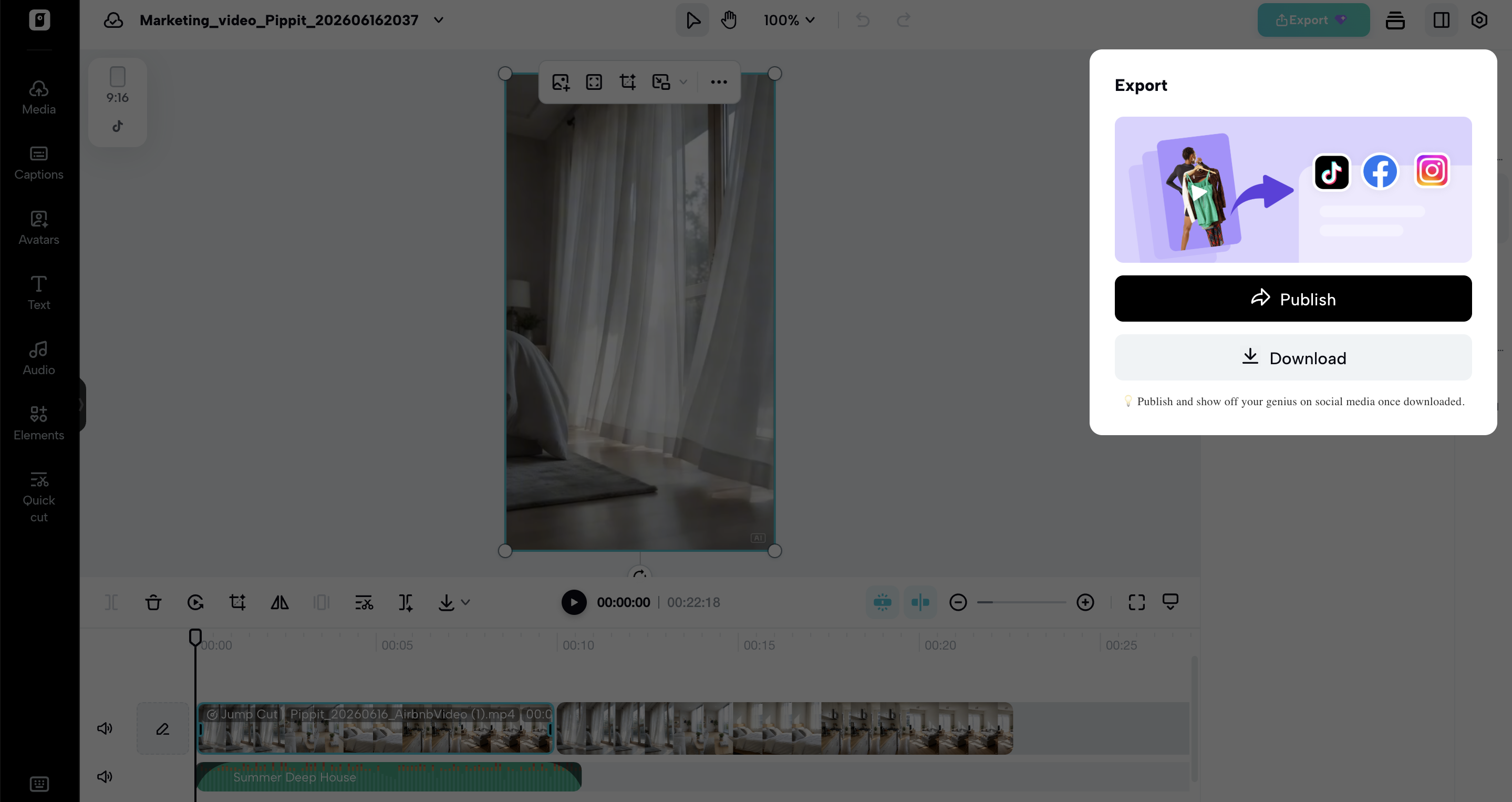 Preview and download