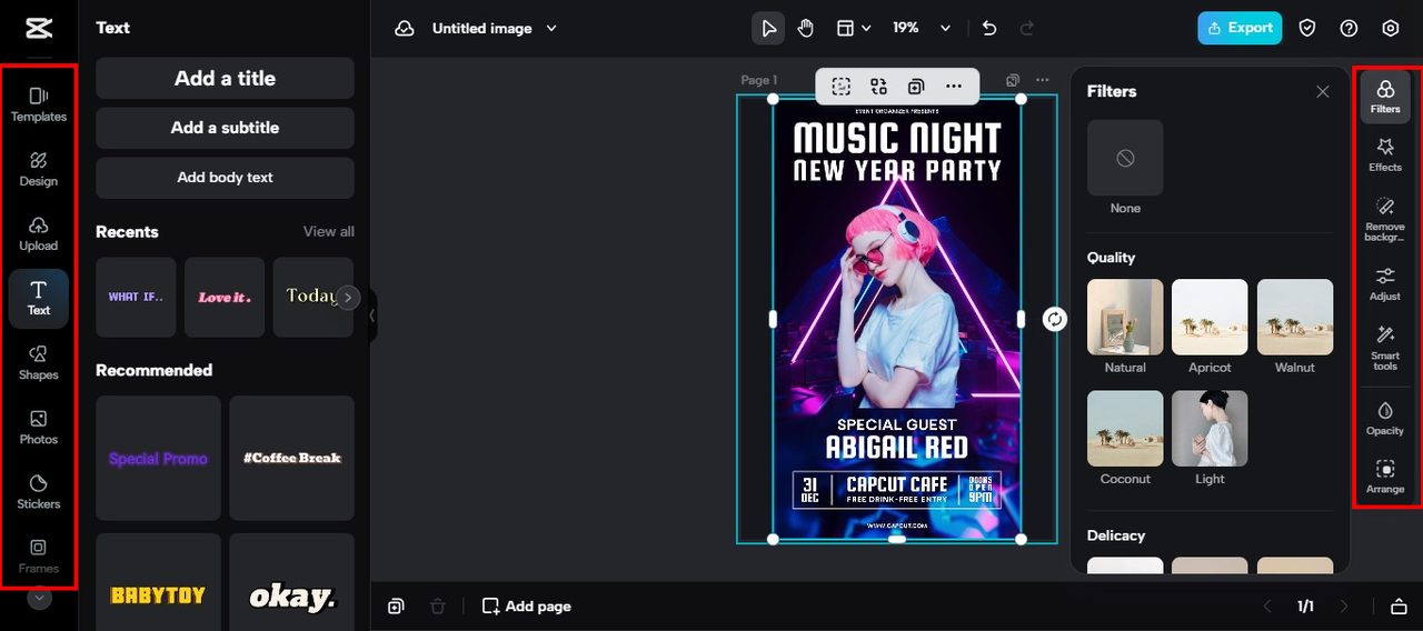 create a poster