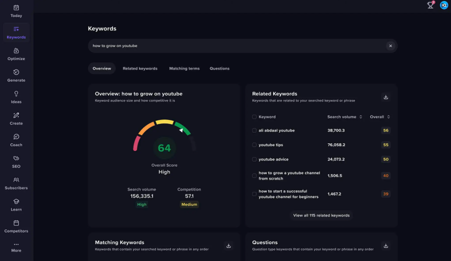 VidIQ provides YouTube creators with powerful tools for promotion