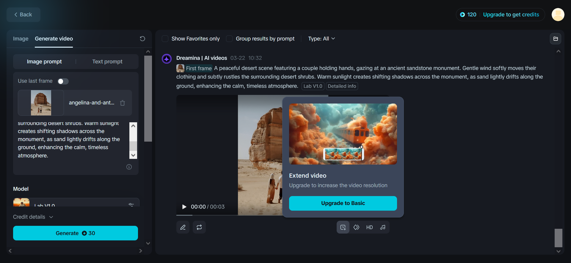 Extend video