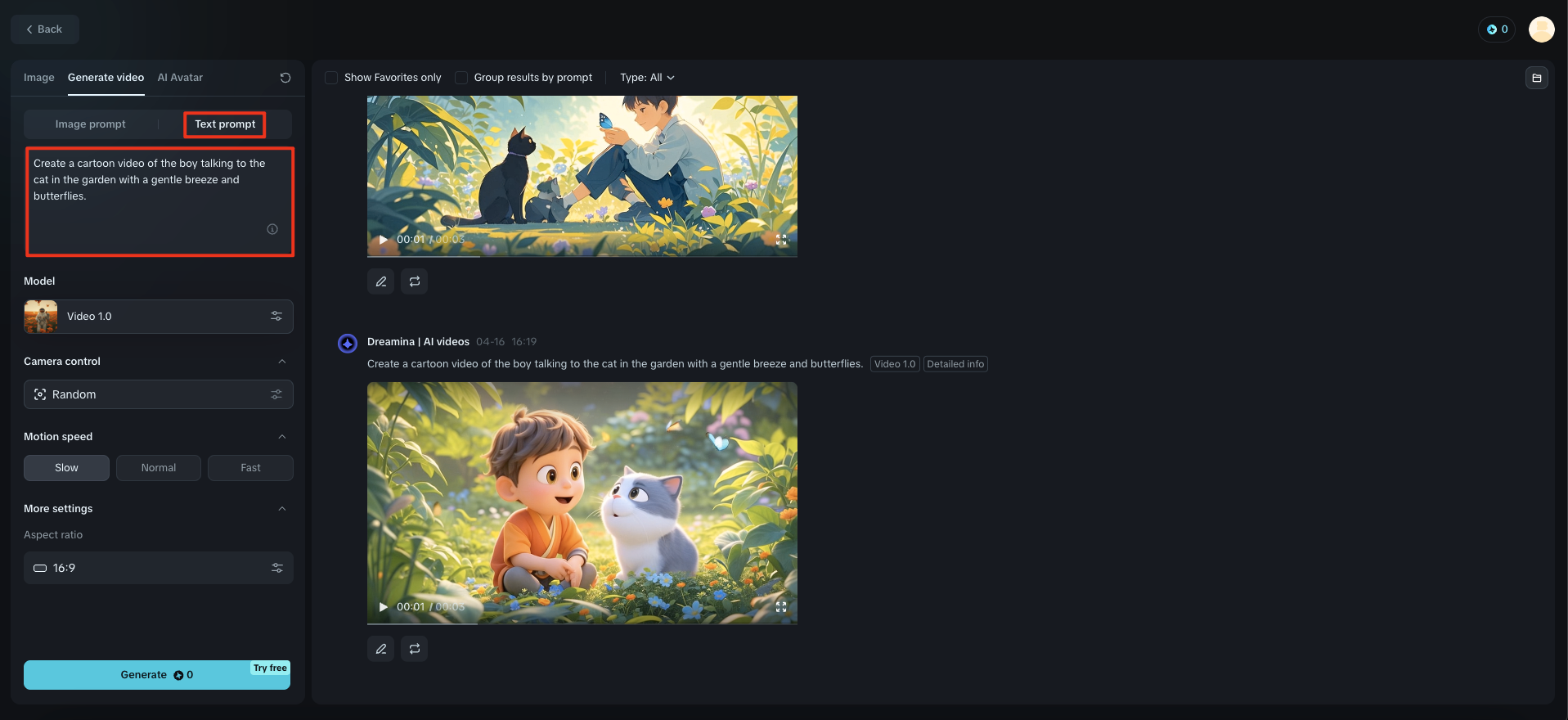 Masukkan gesaan teks