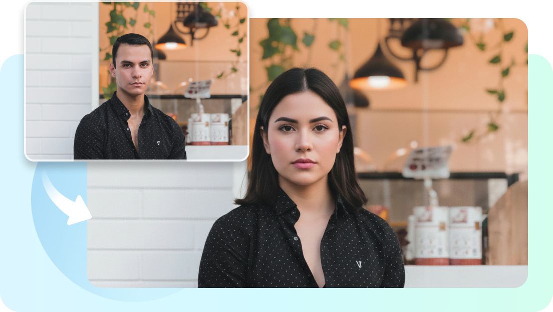 Create funny pranks with the gender swap filter