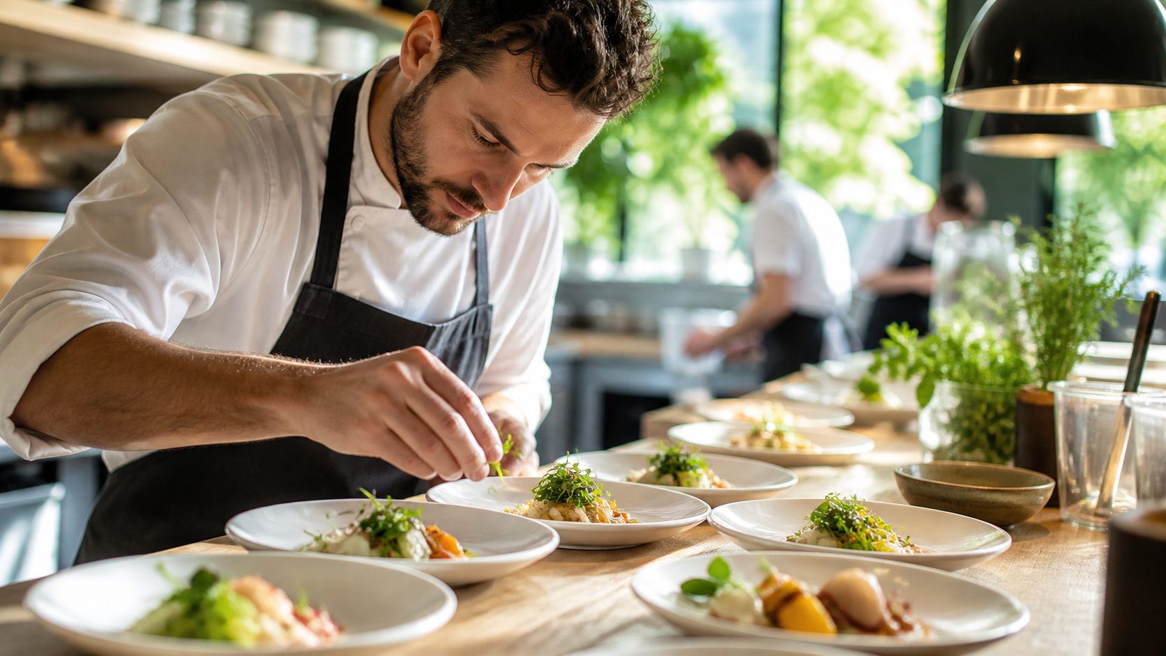 Open-kitchen small-plate story