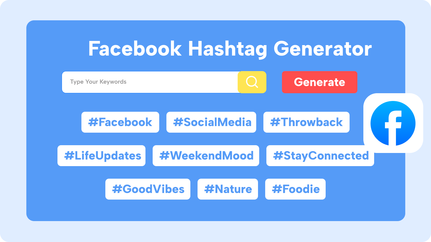 generator hashtagów na Facebooku