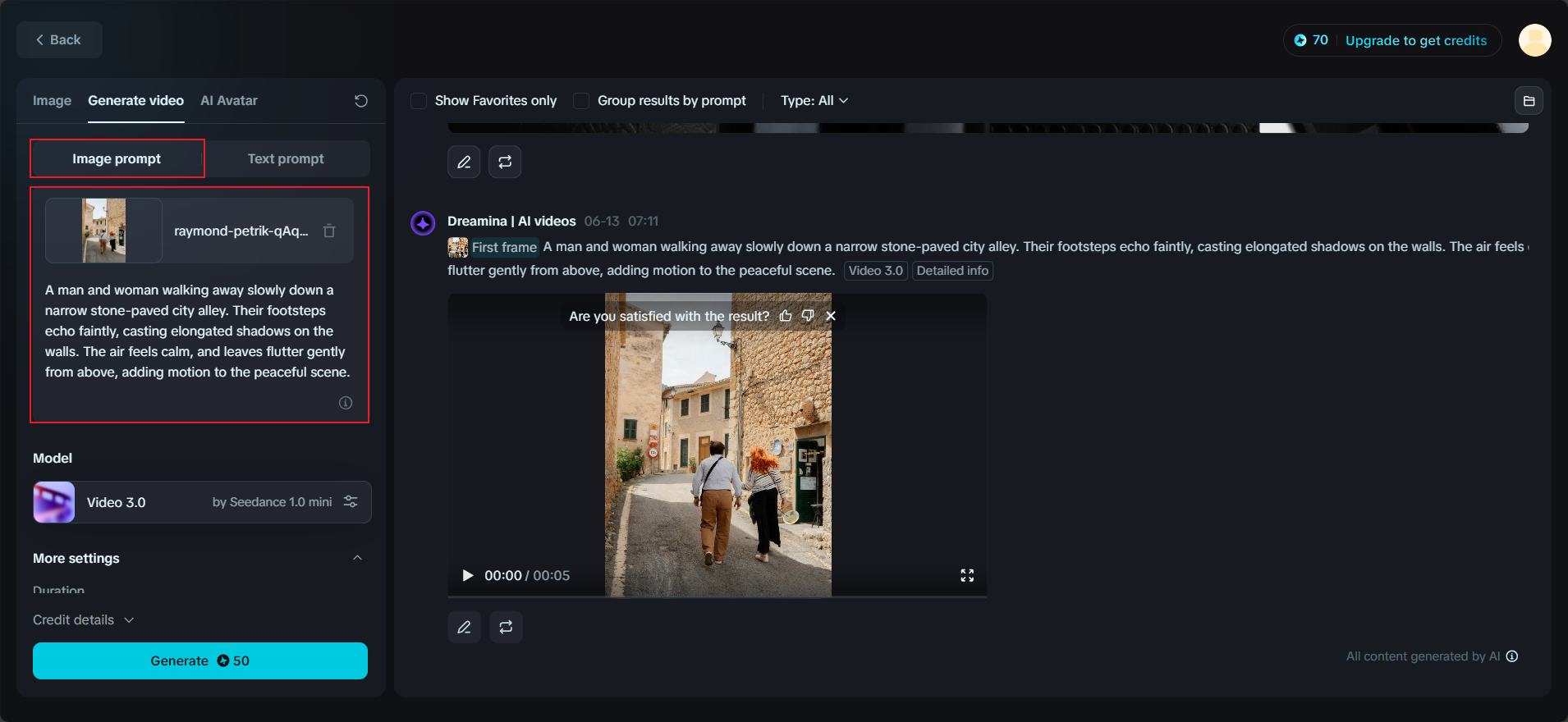 Envie sua imagem e escreva seu prompt
