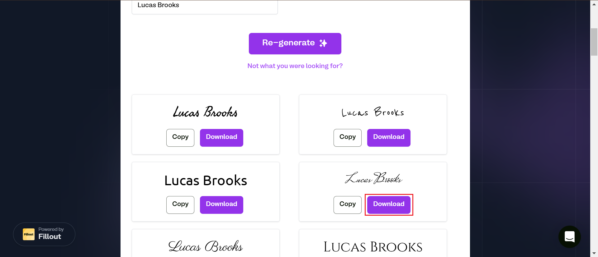 create a fake signature