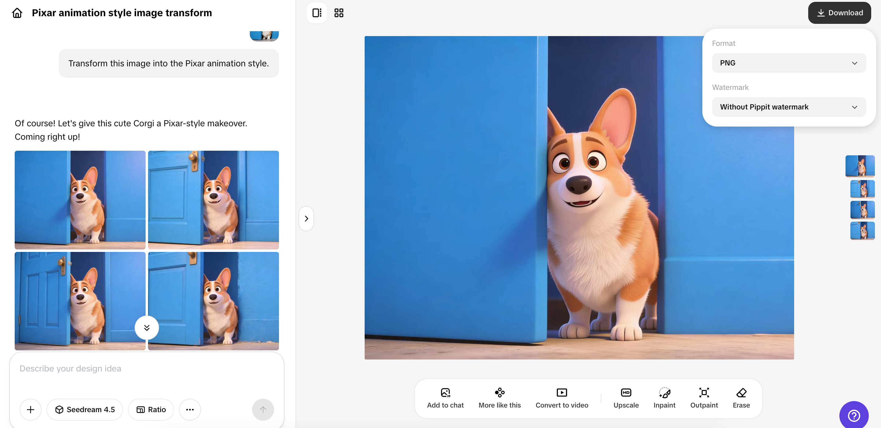 Exportujte svůj obrázek.