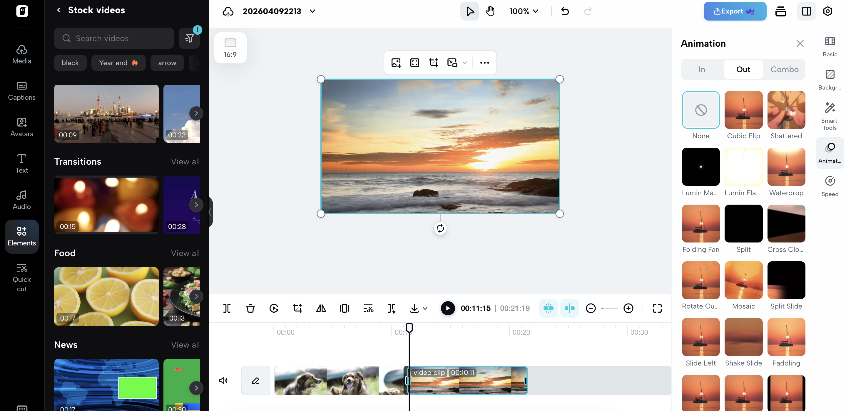 Match cut your video