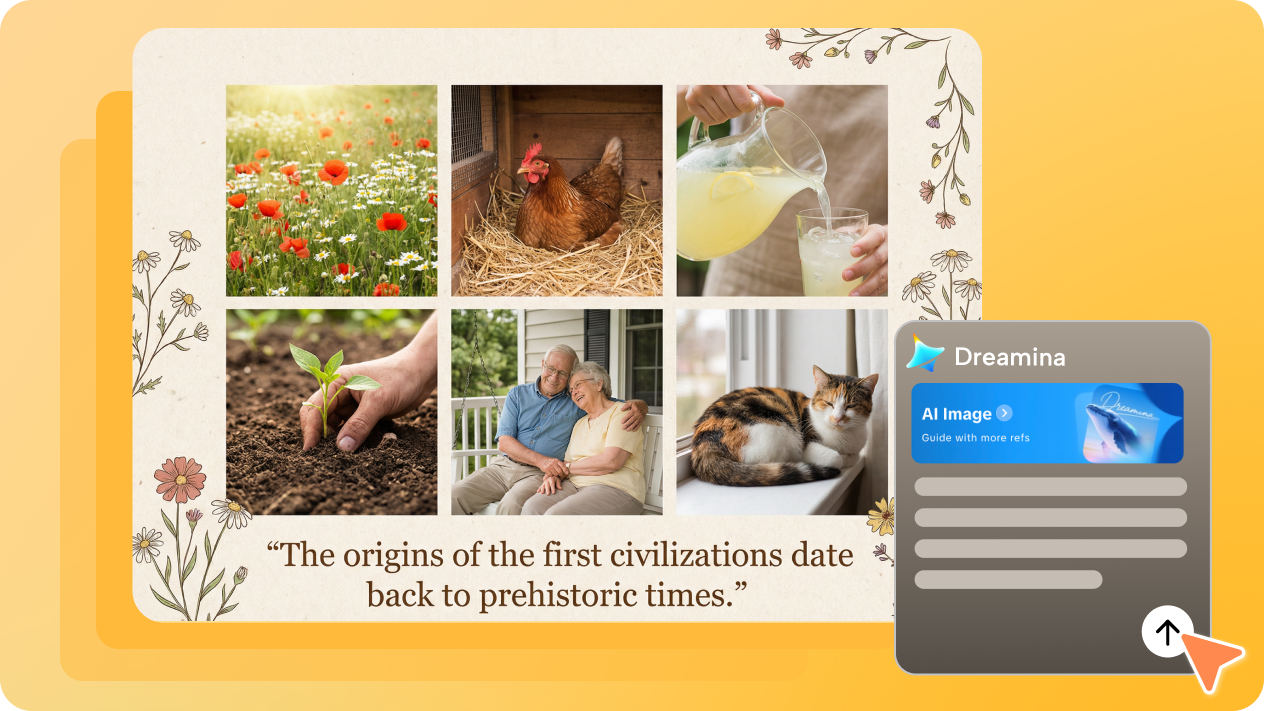 AI 에이전트로 그리드에 대한 응집력 있는 사진 세트 생성