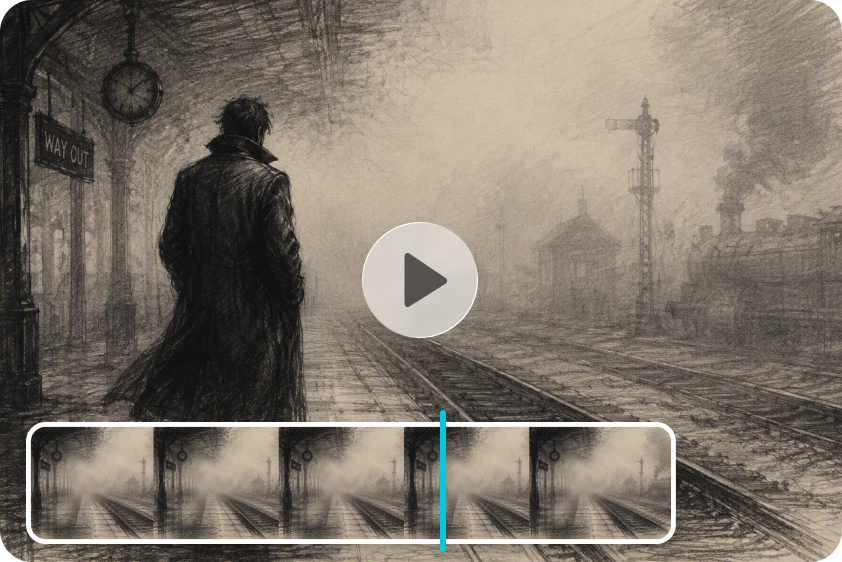 Image and video in one canvas