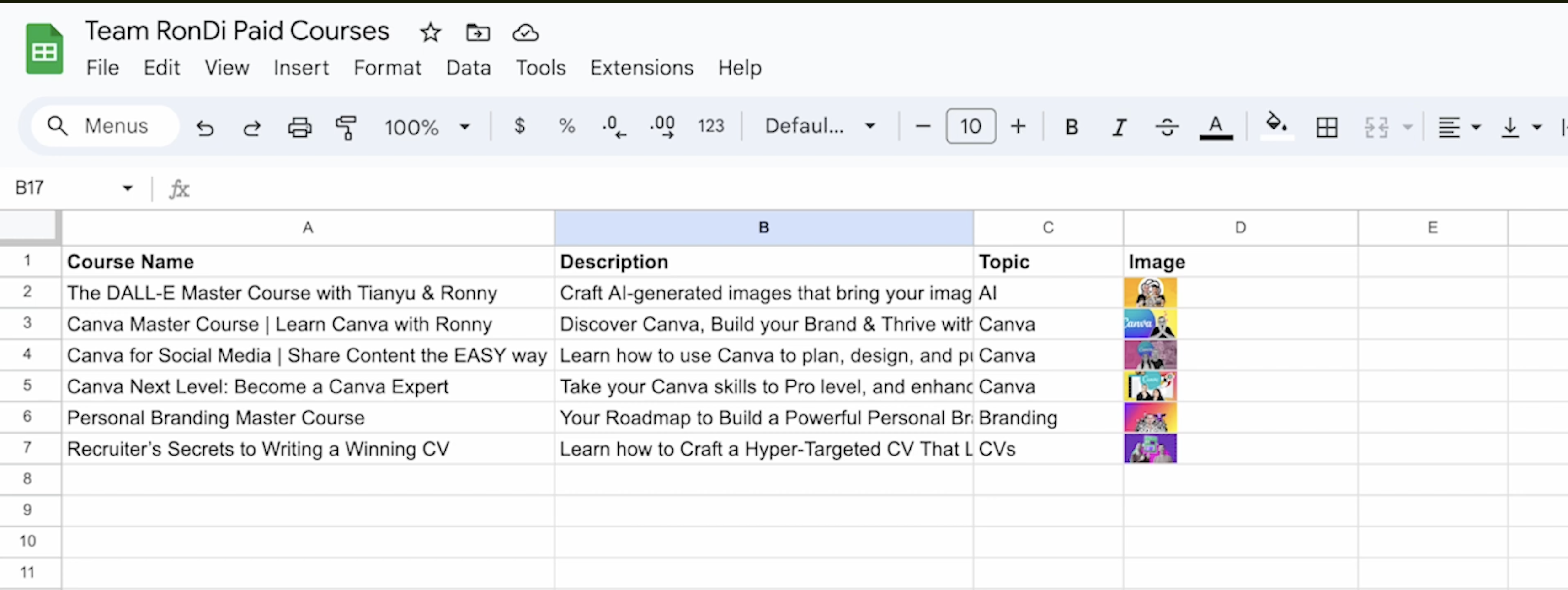 Prepare your data